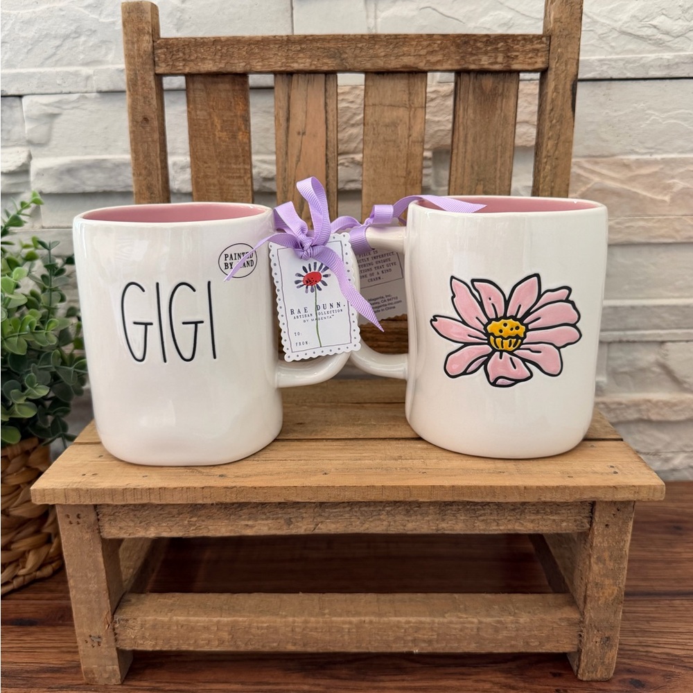 🆕 Rae Dunn | "GIGI" 🌸 Double Sided Spring Mug!